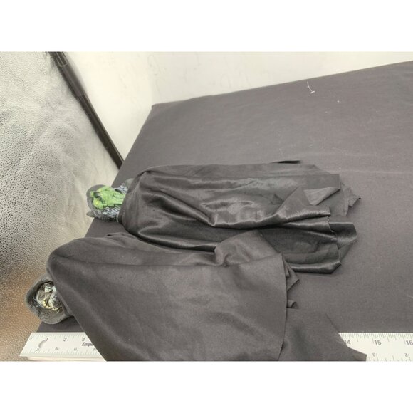 Pair Vintage Paper Magic Group Halloween Hanging Bungee Witch & Grim Reaper Skel - Picture 8 of 8